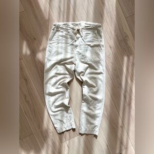 SAVE KHAKI home work cotton drop crotch trousers / size M